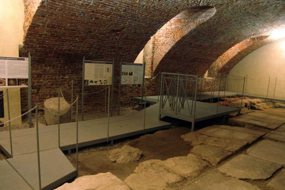 Roman Forum Mediolanum, Milan - Explore the accessible underground areas of the Ambrosian Library and the reopened Church of San Sepolcro. Learn about the city's history from the Republican era and enjoy Roman-inspired aperitifs in the underground. 