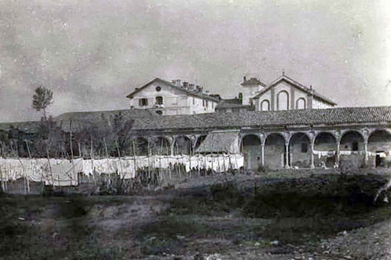 Ruins of the former Lazzaretto in Milan, former quarantine zone