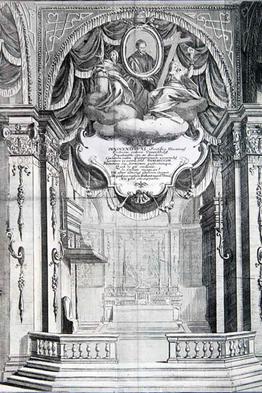 Wnętrze kościoła San Giovanni in Conca w Mediolanie