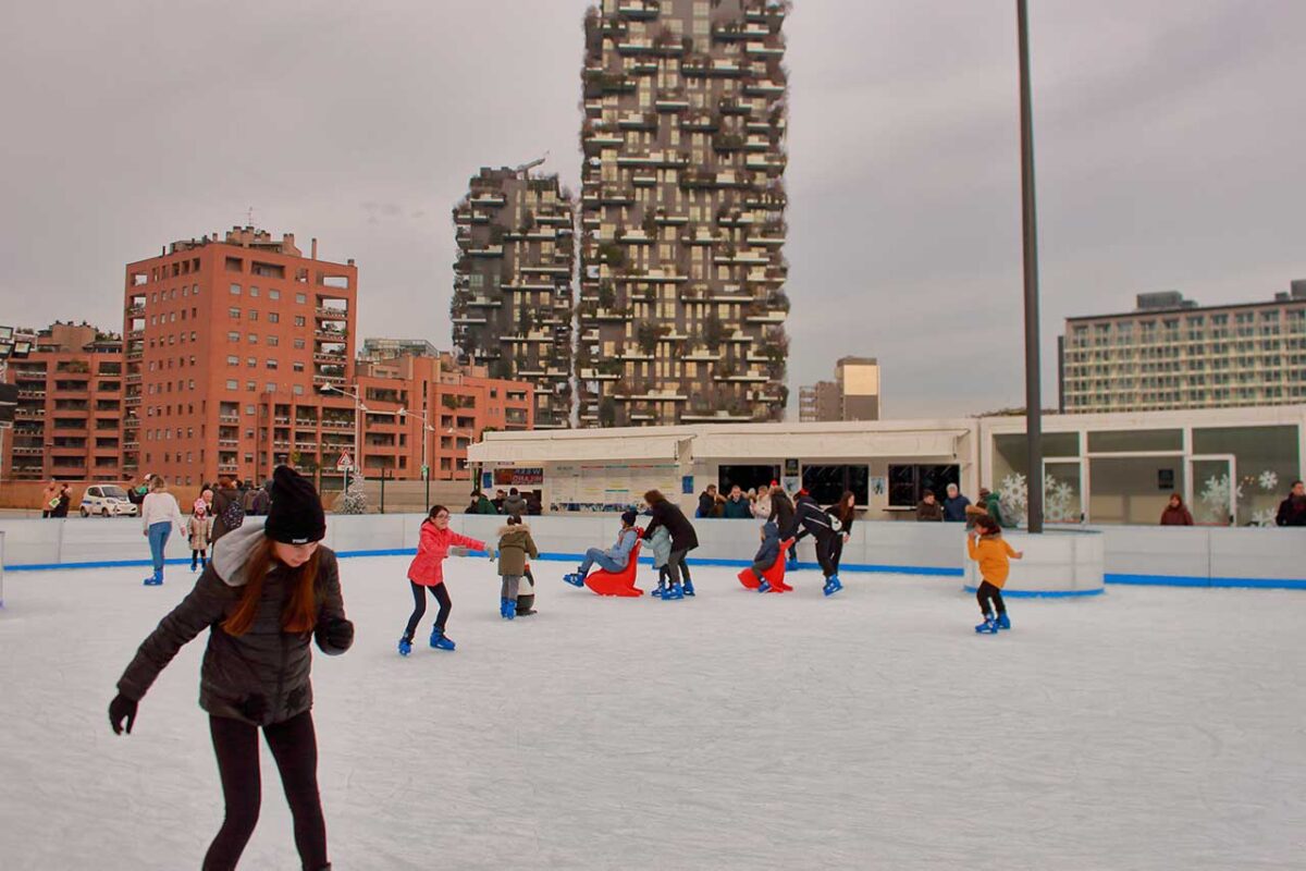 Lodowisko w Mediolanie