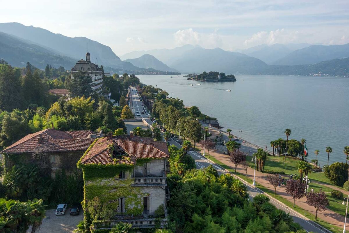Stresa - promenada wzdłuż jeziora