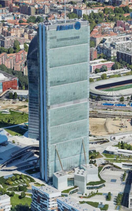 Wieża Allianz w Mediolanie, nowoczesny wieżowiec biznesowy