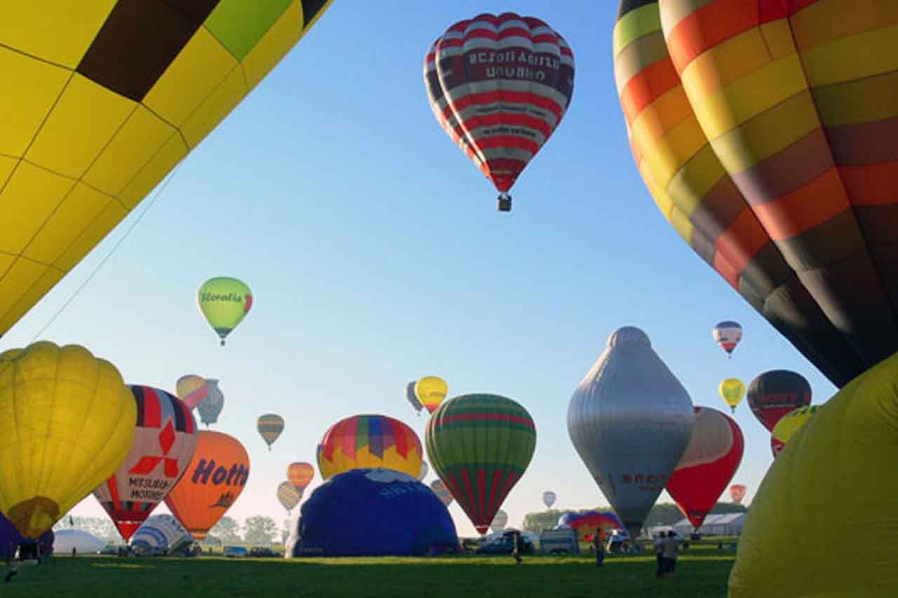 Balony w Parku Monzy