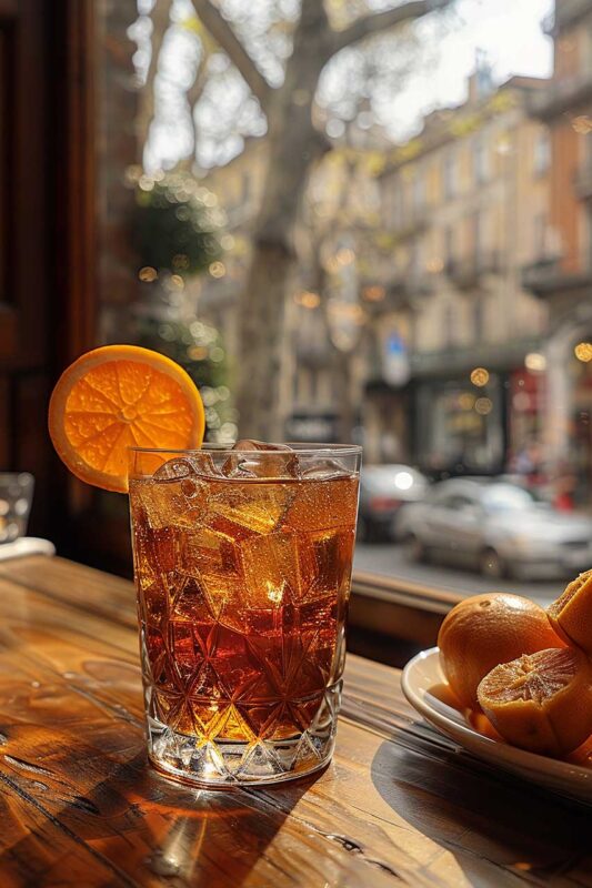 Negroni sbagliato w Mediolanie